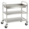 Bartscher Serving trolley | 1 clearing bin and 2 sheets 99 (h) x93x60cm |