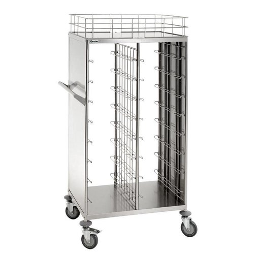  Bartscher Tablettwagen / Abräumwagen bis 16 Tabletts 