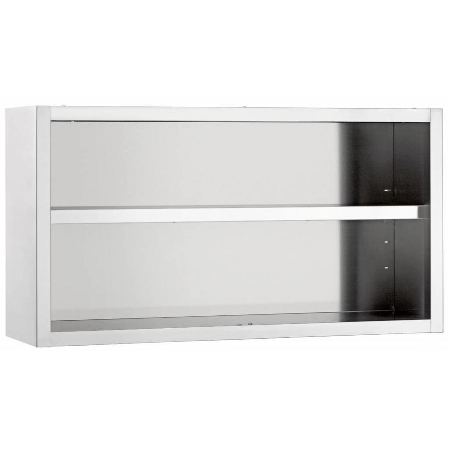 Wall cupboard, open, W 1000 mm