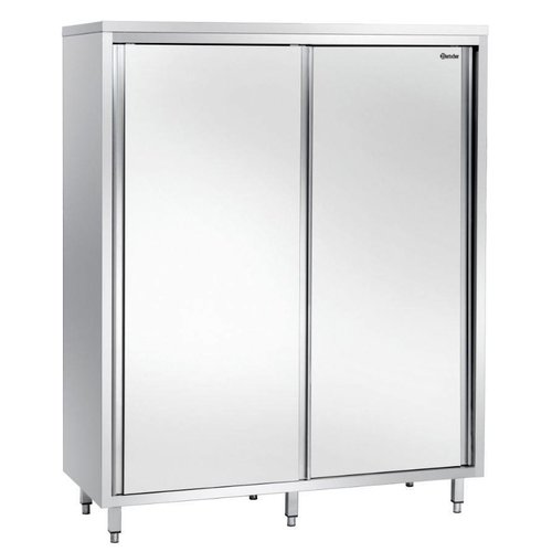  Bartscher Crockery cabinet | 3 shelves | Stainless steel | 120 x 60 x 200 cm 