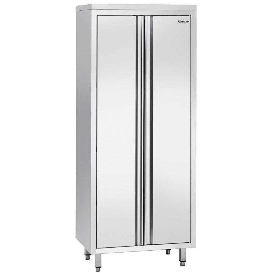 Crockery cabinet | 3 shelves | stainless steel | 800x600x2000mm