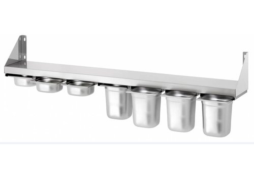  Bartscher Spice shelf | 1/6 GN | 140 x 20 cm 