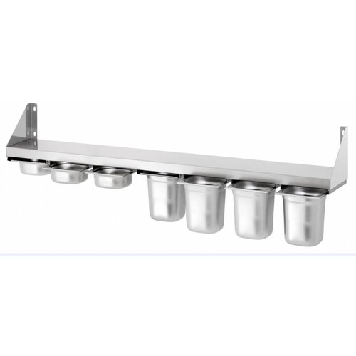  Bartscher Spice shelf | 1/6 GN | 140 x 20 cm 