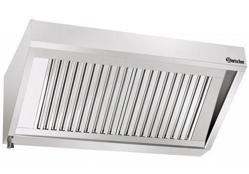  Bartscher Stainless Steel Extractor System for Catering Industry | 140 x 70 x 45 cm 