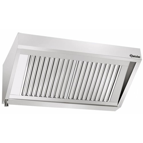  Bartscher Stainless Steel Extractor System | Without Motor | 200x90x45 cm 