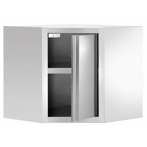  Bartscher Armoire murale d'angle, avec porte battante 