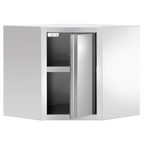  Bartscher Corner wall cabinet, with swing door 