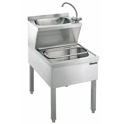  Bartscher Hand wash basin combined with sink 