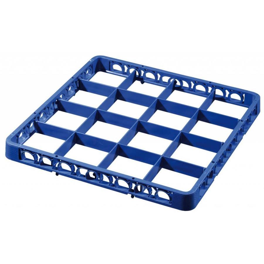 Dishwashing basket compartments extension edge, dark blue