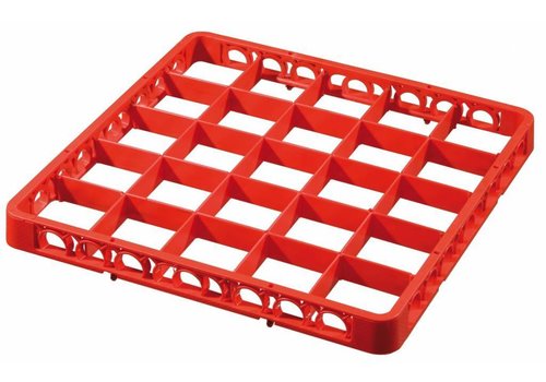  Bartscher Bord d'extension des compartiments du panier à vaisselle, rouge 
