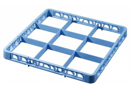  Bartscher Rebord d'extension des compartiments du panier à vaisselle, bleu 