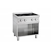 Bartscher ceramic stove with open base | 4 zones