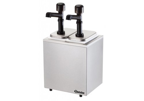  Bartscher Professionele Sausdispencer met 2 Dispensers 