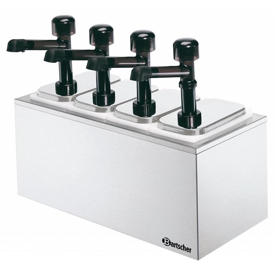 Soßenspender mit 4 Pumpen