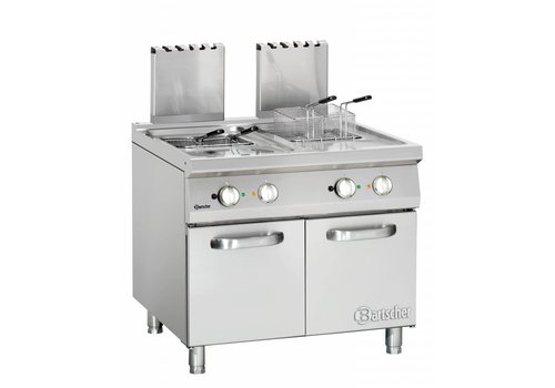  Bartscher Gas fryer with base - 2 x 20 liters 