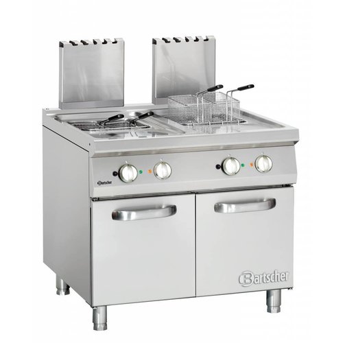  Bartscher Gas fryer with base - 2 x 20 Liters 
