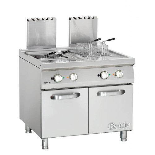  Bartscher Gas fryer with base - 2 x 20 liters 