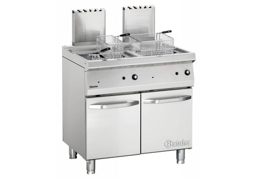  Bartscher Gas friteuse met onderbouw - 30000 Watt 