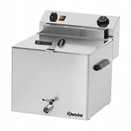  Bartscher Deep fryer with tap - 1 x 10 Liter 