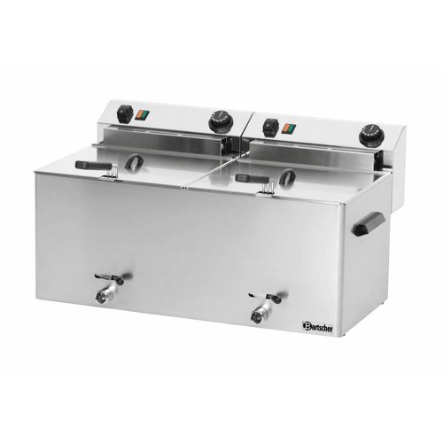  Bartscher Professional double fryer - 2 x 10 liters 