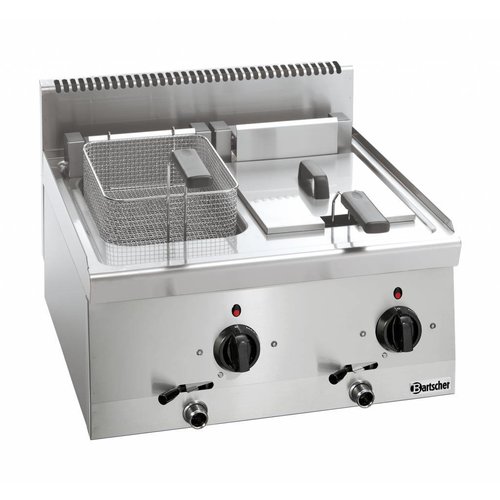  Bartscher Leistungsstarke elektrische Fritteuse - 2 x 8 Liter 