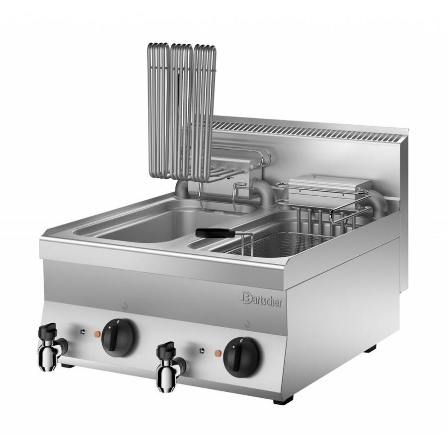 Friteuse PUISSANTE - 2 x 10 Litres - 18000 Watt