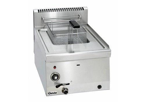  Bartscher Friteuse à gaz pour hôtellerie - 1 x 8 litres 