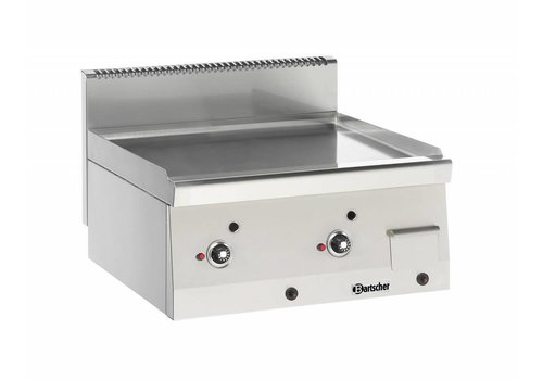  Bartscher Plaque de cuisson à gaz Horeca Grill plaque plate | 60x60cm 