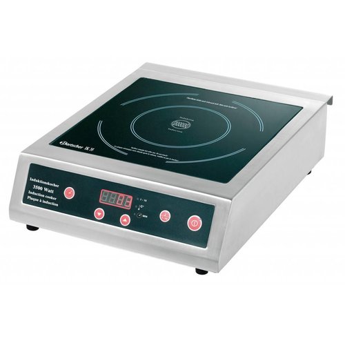  Bartscher Stainless Steel Digital Induction Hob | 3500 Watts 