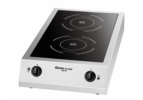  Bartscher Double-eInduction Cooker 10 Positions | 7000 Watts 