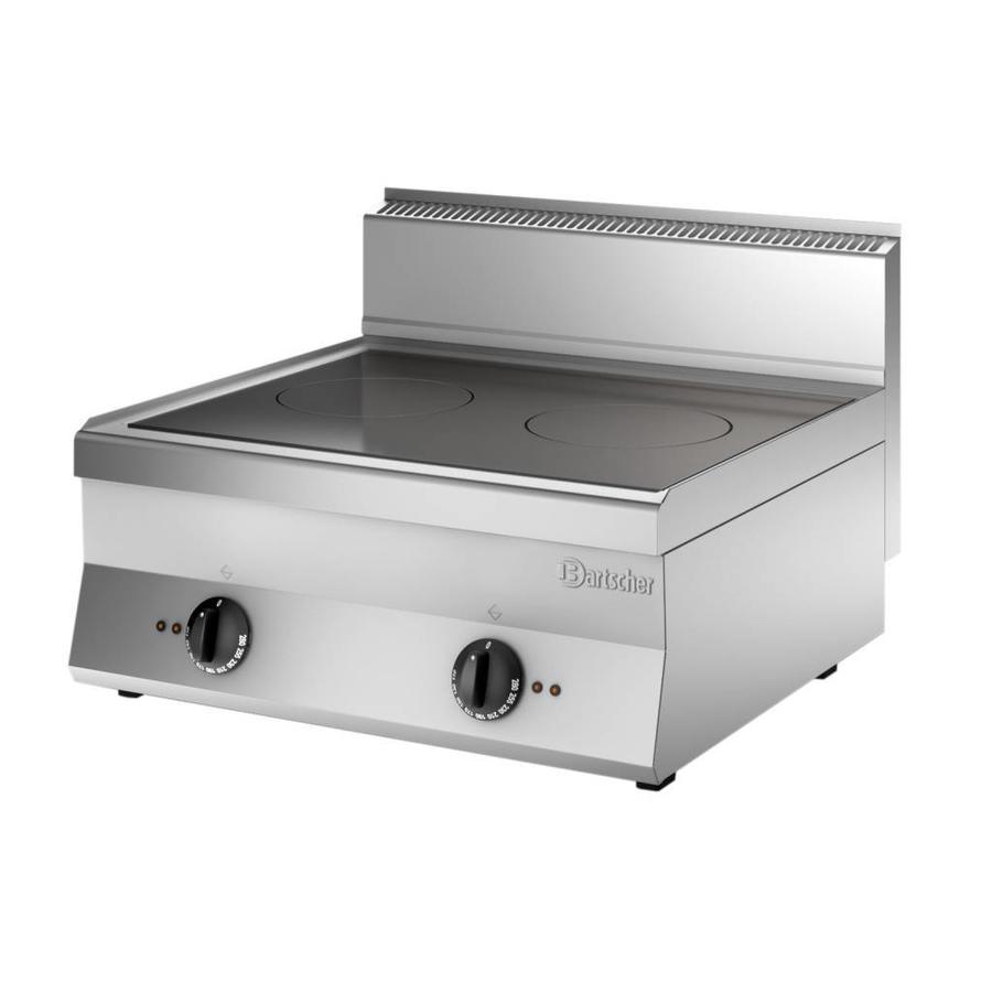 Professioneller Gastronomie-Induktionsherd 10000 Watt | 2 Zonen 22cmØ