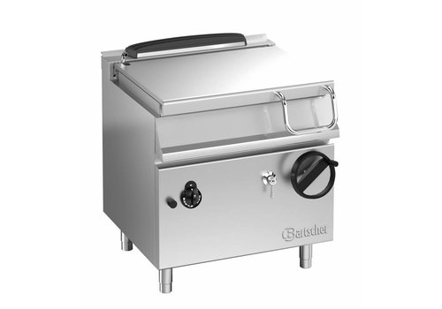  Bartscher Poêle à frire inclinable | Gaz | 800x700x850mm 