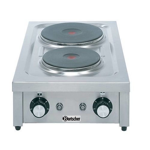  Bartscher Appareil de cuisson avec 2 plaques de cuisson différentes | 4,6 kW 