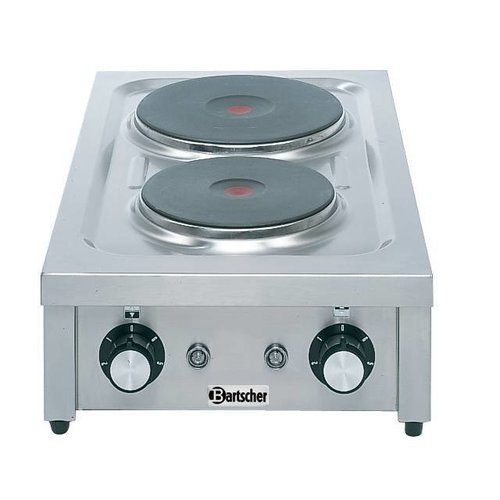  Bartscher Kooktoestel met 2 verschillende kookplaten | 4,6 kW 