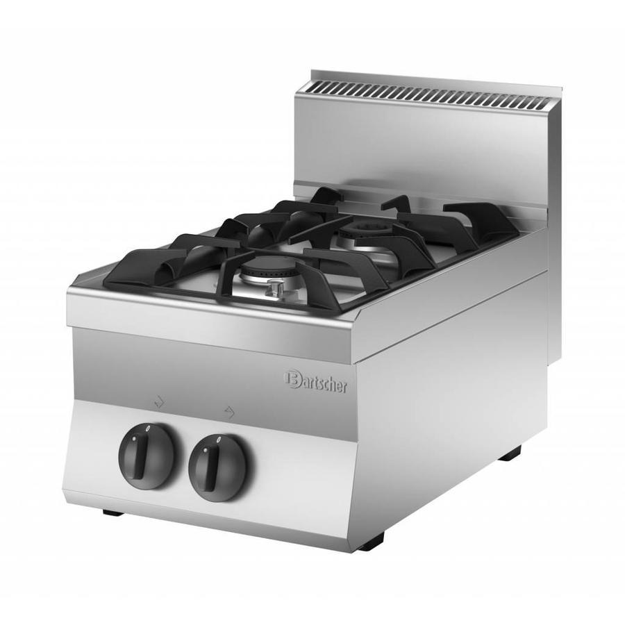 Modèle de table de cuisinière à gaz | 2 brûleurs
