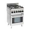 Bartscher Gas Stove with Multifunctional Oven | 4 Burners