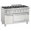 Bartscher Cuisinière à gaz avec four à gaz | 6 brûleurs