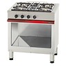 Bartscher Natural Gas Stove Open Base Unit | 4 Burners