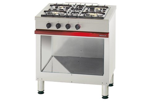  Bartscher Natural Gas Stove Open Base Unit | 4 Burners 