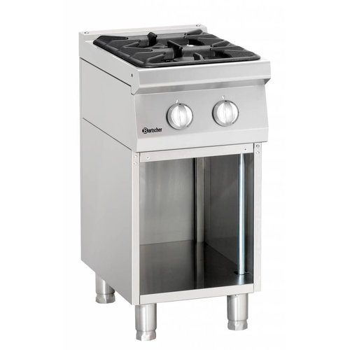  Bartscher Gas stove Natural gas Open under-counter | 2 burners 
