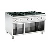 Bartscher Gas stove with open base | 6 burners
