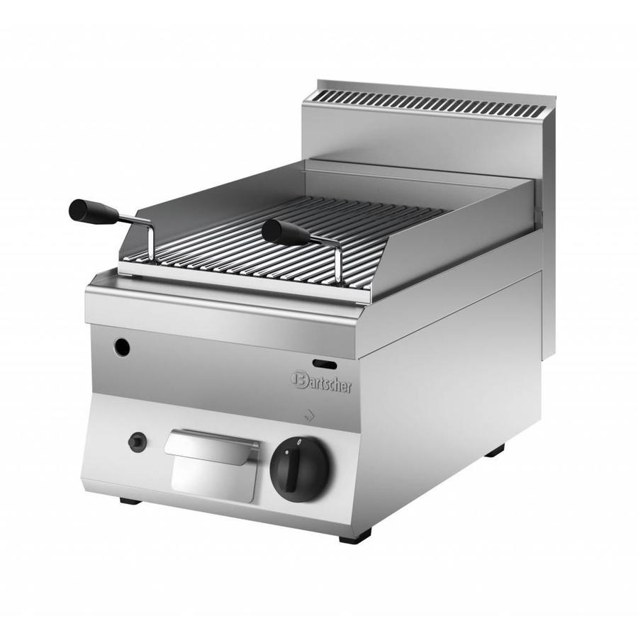 Gas lava stone grill