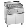 Bartscher Gas lava rock grill