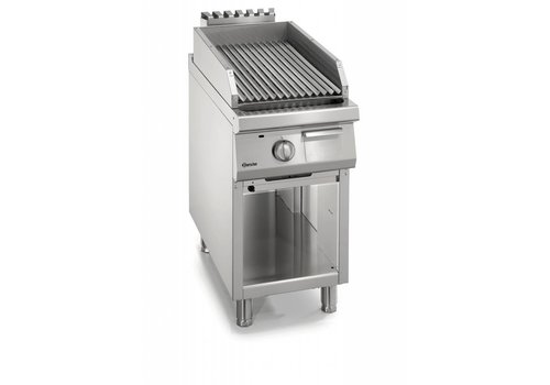  Bartscher Gas lavasteengrill met open onderbouw Serie 900 