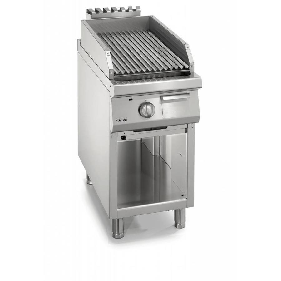 Gas lavasteengrill met open onderbouw Serie 900