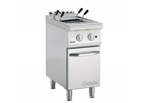  Bartscher Cuiseur à pâtes à gaz avec robinet de vidange 8700 Watt | 24 litres 