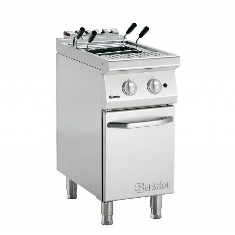 Cuiseur à pâtes à gaz avec robinet de vidange 8700 Watt | 24 litres