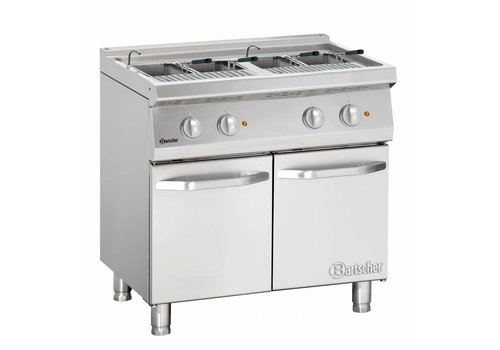  Bartscher Cuiseur à pâtes électrique en acier inoxydable 2 x 24 L avec socle 