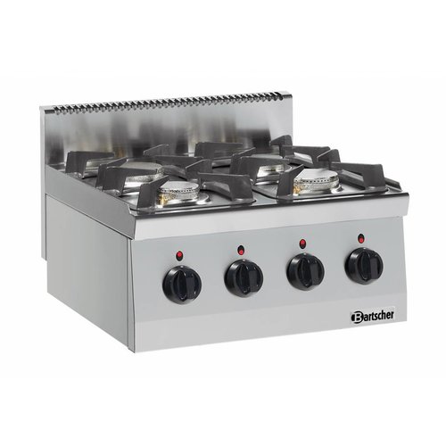  Bartscher Hospitality Table Gas Cooker 19kW | 4 Burners 