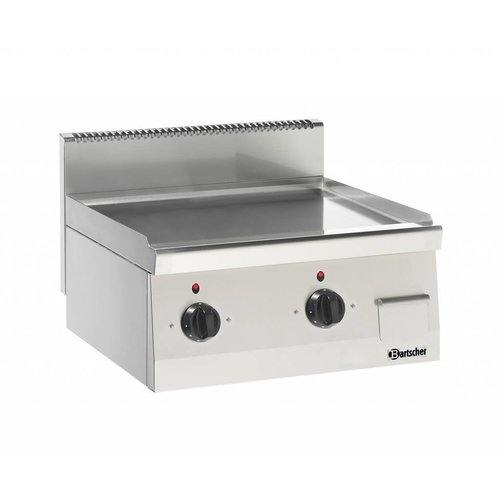  Bartscher Elektrische Grillplaat | Glad Oppervlakte | 60x60cm 